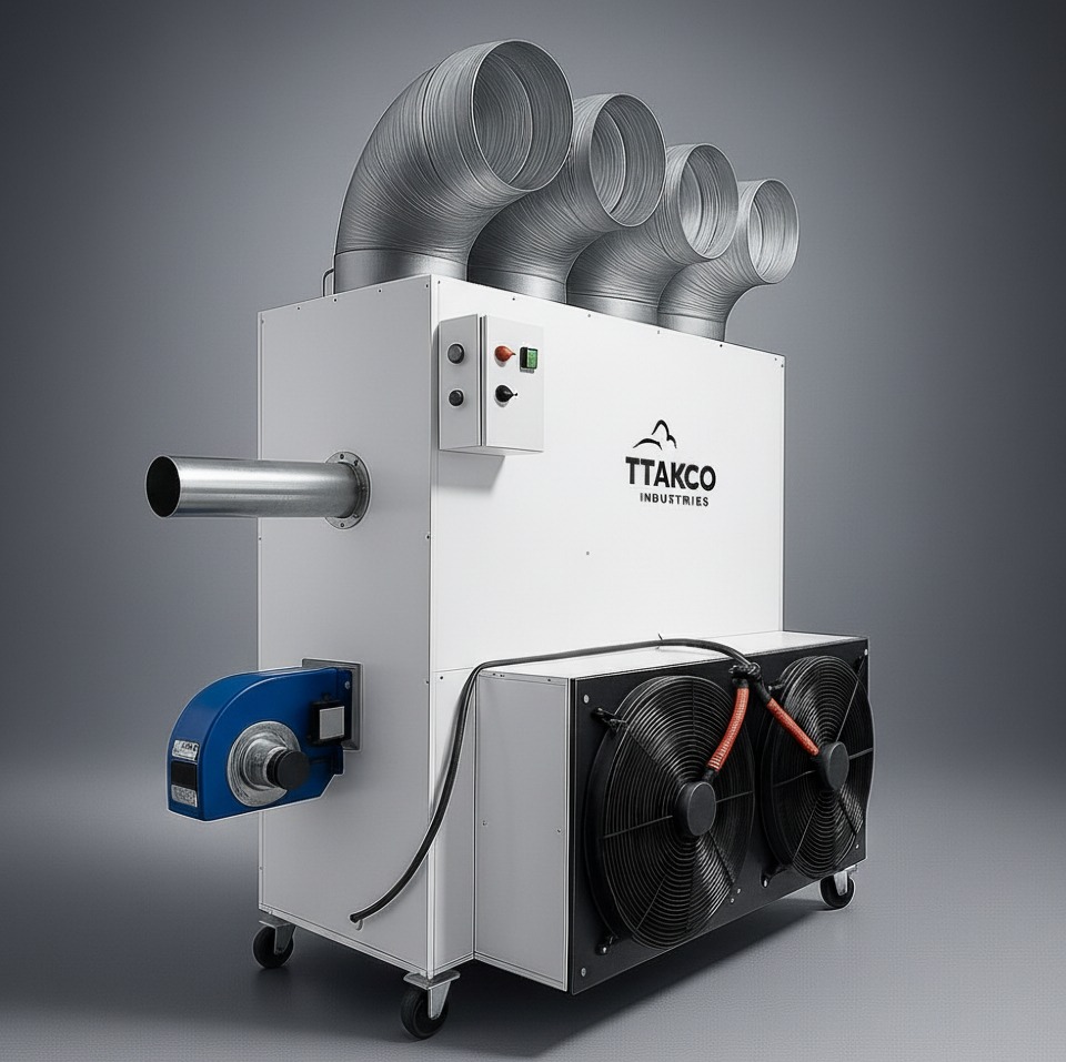 هیتر کابینتی 320 هزار گلخانه ای کوره هوای گرم تی تاک