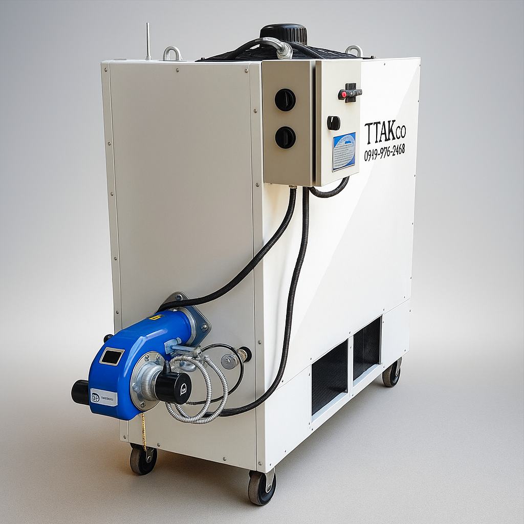 هیتر کابینتی کوره هوای گرم 140 هزار کیلو کالری تی تاک