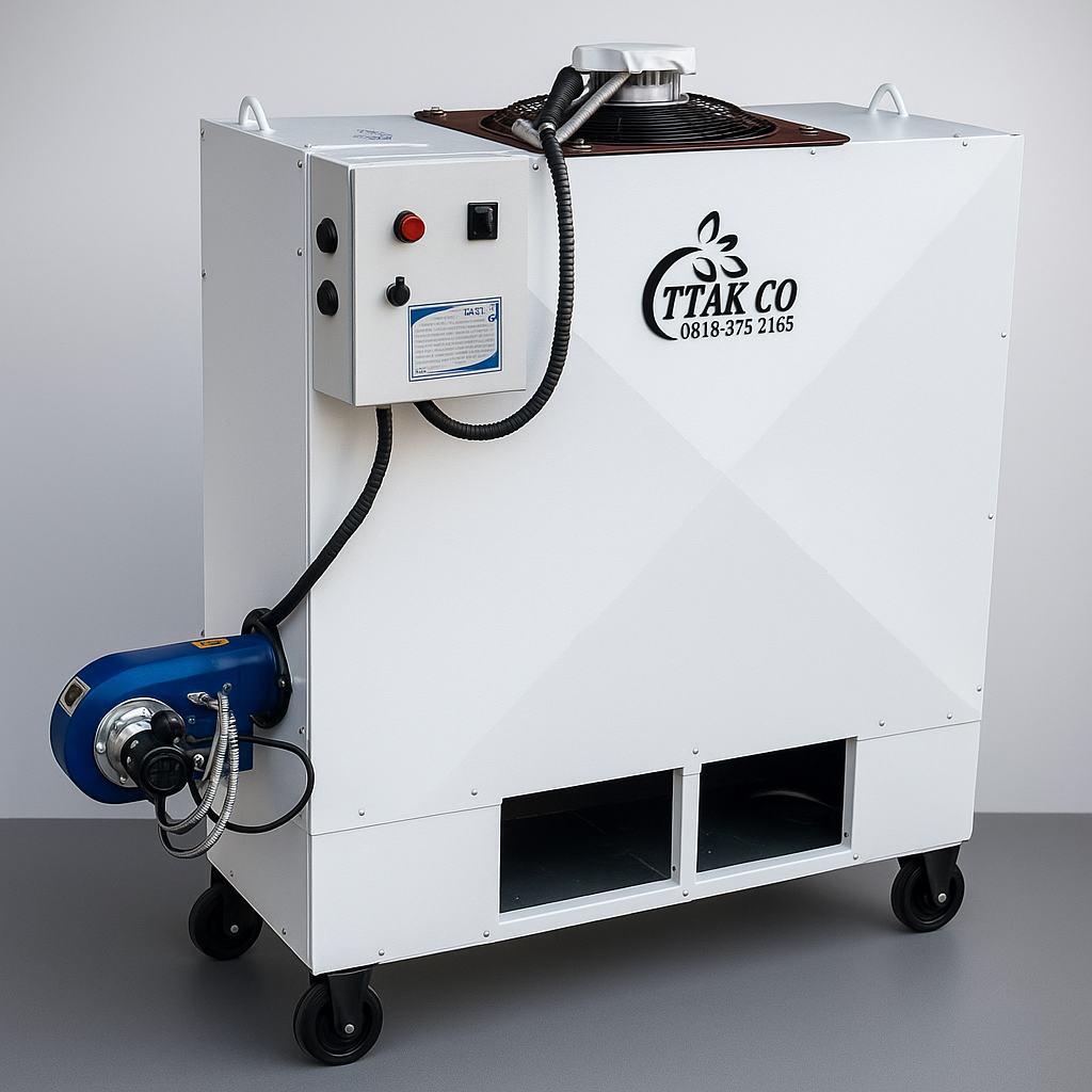 هیتر کابینتی کوره هوای گرم گلخانه 140 هزار تی تاک