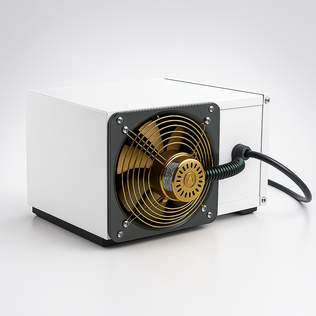 هیتر برقی ایستاده تک فاز 3 کیلو وات نمای پشت دستگاه - تی تاک